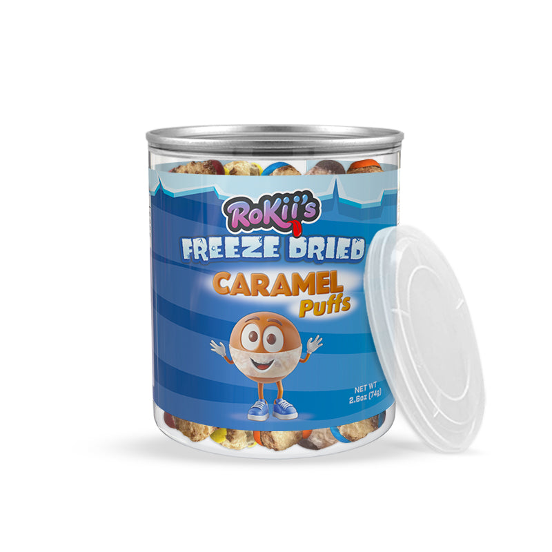 Freeze Dried Caramel Puffs Candy